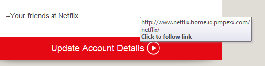 Netflix Phishing Button